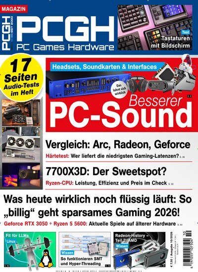 Titelbild der Ausgabe 10/2026 von PC Games Hardware Magazin. Diese Zeitschrift und viele weitere Computerzeitschriften, Tabletmagazine und Smartphonemagazine als Abo oder epaper bei United Kiosk online kaufen.