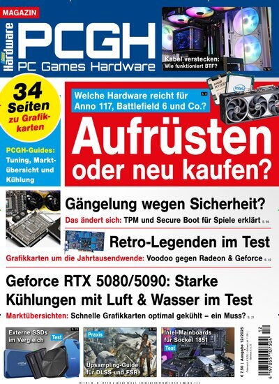 Titelbild der Ausgabe 12/2025 von PC Games Hardware Magazin. Diese Zeitschrift und viele weitere Computerzeitschriften, Tabletmagazine und Smartphonemagazine als Abo oder epaper bei United Kiosk online kaufen.