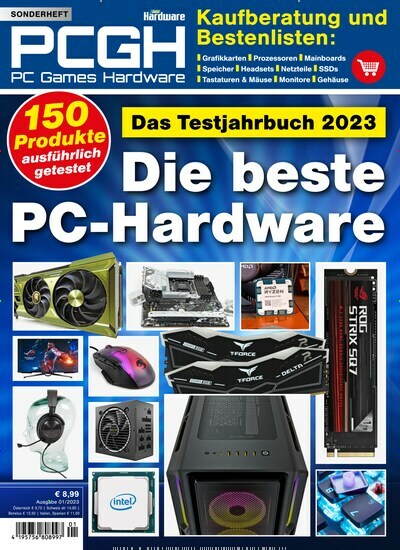 Titelbild der Ausgabe 1/2023 von PC Games Hardware Sonderheft. Diese Zeitschrift und viele weitere Computerzeitschriften, Tabletmagazine und Smartphonemagazine als Abo oder epaper bei United Kiosk online kaufen.