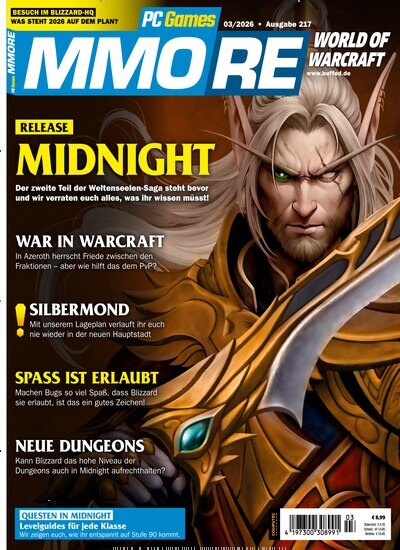 Titelbild der Ausgabe 3/2026 von PC Games MMORE. Diese Zeitschrift und viele weitere Computerzeitschriften, Tabletmagazine und Smartphonemagazine als Abo oder epaper bei United Kiosk online kaufen.