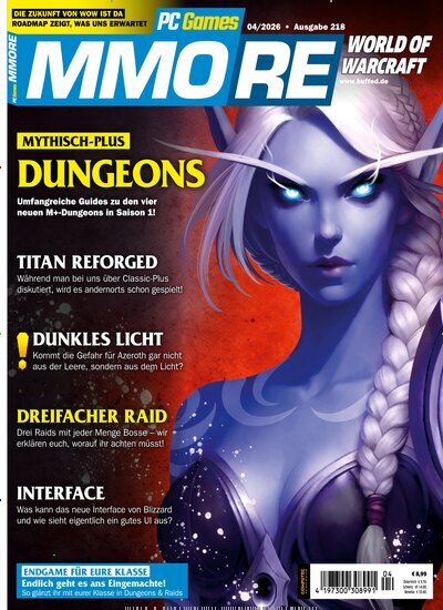 Titelbild der Ausgabe 4/2026 von PC Games MMORE. Diese Zeitschrift und viele weitere Computerzeitschriften, Tabletmagazine und Smartphonemagazine als Abo oder epaper bei United Kiosk online kaufen.
