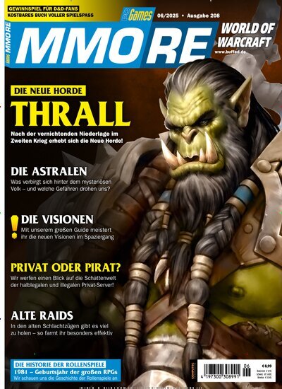 Titelbild der Ausgabe 6/2025 von PC Games MMORE. Diese Zeitschrift und viele weitere Computerzeitschriften, Tabletmagazine und Smartphonemagazine als Abo oder epaper bei United Kiosk online kaufen.
