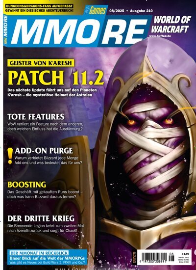 Titelbild der Ausgabe 8/2025 von PC Games MMORE. Diese Zeitschrift und viele weitere Computerzeitschriften, Tabletmagazine und Smartphonemagazine als Abo oder epaper bei United Kiosk online kaufen.