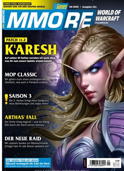 Titelbild der Ausgabe 9/2025 von PC Games MMORE. Diese Zeitschrift und viele weitere Computerzeitschriften, Tabletmagazine und Smartphonemagazine als Abo oder epaper bei United Kiosk online kaufen.