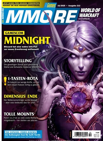 Titelbild der Ausgabe 10/2025 von PC Games MMORE. Diese Zeitschrift und viele weitere Computerzeitschriften, Tabletmagazine und Smartphonemagazine als Abo oder epaper bei United Kiosk online kaufen.