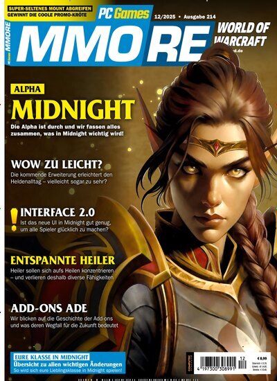 Titelbild der Ausgabe 12/2025 von PC Games MMORE. Diese Zeitschrift und viele weitere Computerzeitschriften, Tabletmagazine und Smartphonemagazine als Abo oder epaper bei United Kiosk online kaufen.