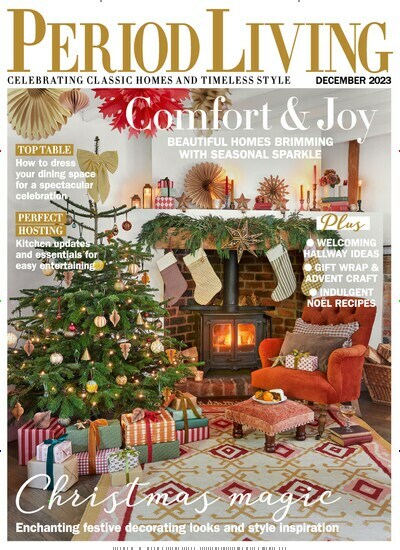 Titelbild der Ausgabe 12/2023 von Period Living. Diese Zeitschrift und viele weitere Gartenzeitschriften und Wohnzeitschriften als Abo oder epaper bei United Kiosk online kaufen.