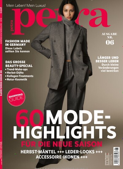 Titelbild der Ausgabe 6/2025 von petra. Diese Zeitschrift und viele weitere Frauenzeitschriften als Abo oder epaper bei United Kiosk online kaufen.