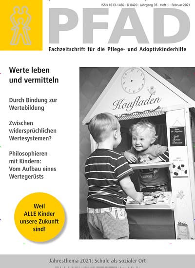 Titelbild der Ausgabe 1/2021 von PFAD. Diese Zeitschrift und viele weitere Zeitschriften für Pädagogik als Abo oder epaper bei United Kiosk online kaufen.