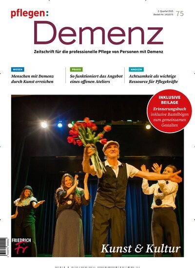 Titelbild der Ausgabe 75/2025 von pflegen Demenz. Diese Zeitschrift und viele weitere Pflegezeitschriften und medizinische Fachzeitschriften als Abo oder epaper bei United Kiosk online kaufen.