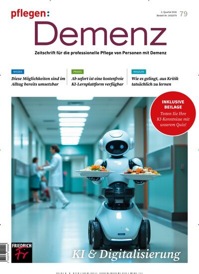 Titelbild der Ausgabe 79/2026 von pflegen Demenz. Diese Zeitschrift und viele weitere Pflegezeitschriften und medizinische Fachzeitschriften als Abo oder epaper bei United Kiosk online kaufen.