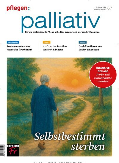 Titelbild der Ausgabe 67/2025 von pflegen palliativ. Diese Zeitschrift und viele weitere Pflegezeitschriften und medizinische Fachzeitschriften als Abo oder epaper bei United Kiosk online kaufen.