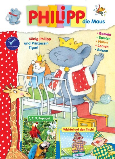 Titelbild der Ausgabe 2/2026 von Philipp die Maus. Diese Zeitschrift und viele weitere Jugendzeitschriften und Kinderzeitschriften als Abo oder epaper bei United Kiosk online kaufen.
