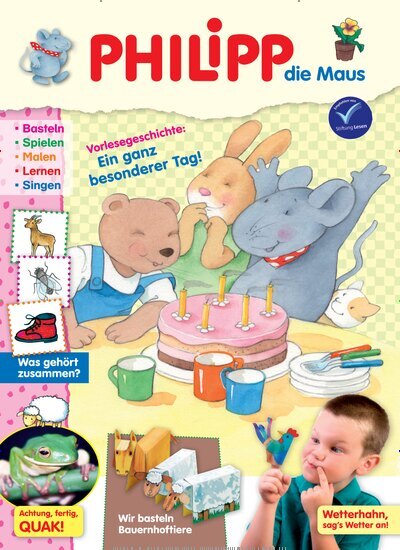 Titelbild der Ausgabe 6/2026 von Philipp die Maus. Diese Zeitschrift und viele weitere Jugendzeitschriften und Kinderzeitschriften als Abo oder epaper bei United Kiosk online kaufen.