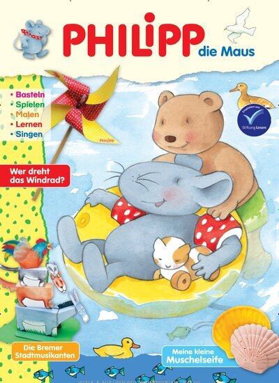 Titelbild der Ausgabe 8/2026 von Philipp die Maus. Diese Zeitschrift und viele weitere Jugendzeitschriften und Kinderzeitschriften als Abo oder epaper bei United Kiosk online kaufen.