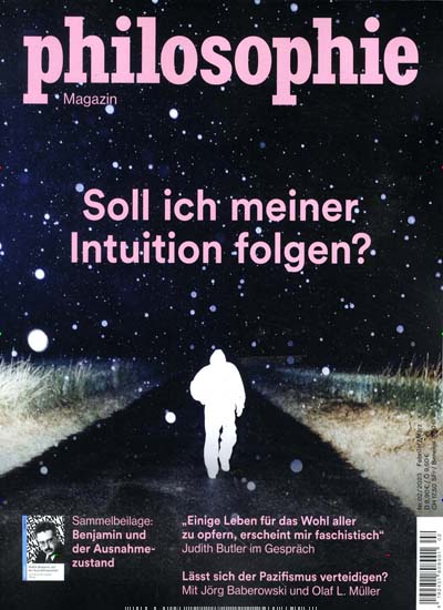 Titelbild der Ausgabe 2/2023 von Philosophie Magazin. Diese Zeitschrift und viele weitere Reisemagazine, Freizeitmagazine und Wissensmagazine als Abo oder epaper bei United Kiosk online kaufen.
