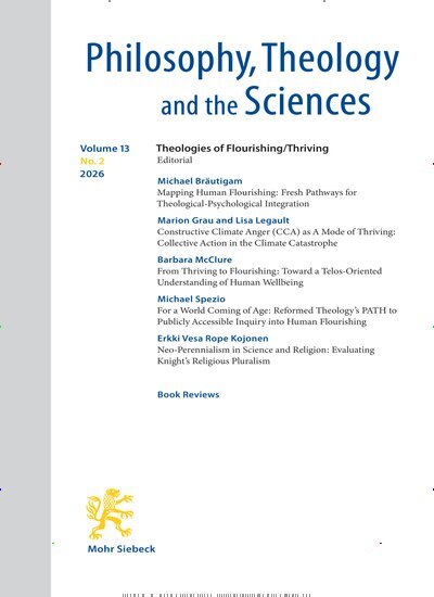 Titelbild der Ausgabe 2/2026 von Philosophy, Theology and the Sciences (PTSc). Diese Zeitschrift und viele weitere Wissenschaftsmagazine als Abo oder epaper bei United Kiosk online kaufen.