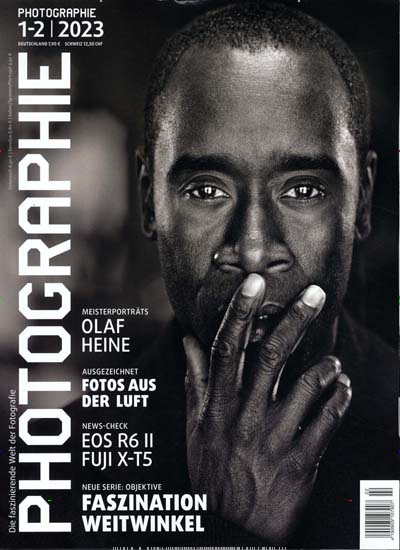 Titelbild der Ausgabe 2/2023 von Photographie. Diese Zeitschrift und viele weitere Audiomagazine, Filmmagazine und Fotozeitschriften als Abo oder epaper bei United Kiosk online kaufen.
