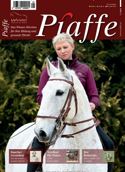 Titelbild der Ausgabe 1/2023 von Piaffe. Diese Zeitschrift und viele weitere Sportmagazine als Abo oder epaper bei United Kiosk online kaufen.