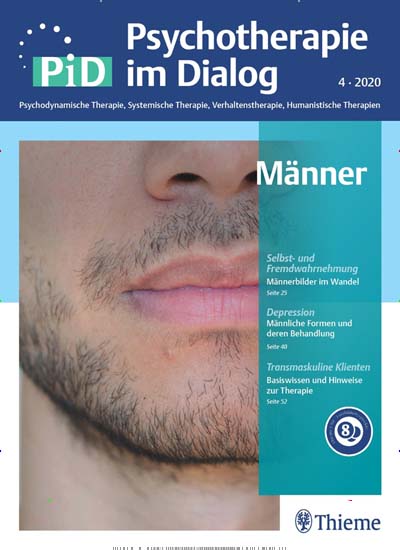 Titelbild der Ausgabe 4/2020 von PiD - Psychotherapie im Dialog. Diese Zeitschrift und viele weitere Pflegezeitschriften und medizinische Fachzeitschriften als Abo oder epaper bei United Kiosk online kaufen.