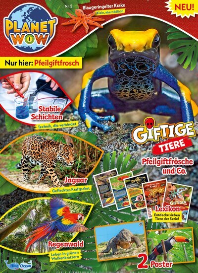Titelbild der Ausgabe 5/2025 von Planet Wow. Diese Zeitschrift und viele weitere Jugendzeitschriften und Kinderzeitschriften als Abo oder epaper bei United Kiosk online kaufen.