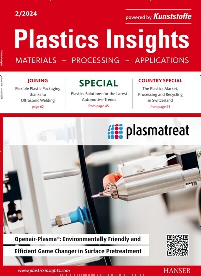 Titelbild der Ausgabe 2/2024 von Plastics Insights. Diese Zeitschrift und viele weitere Industriemagazine und Handwerkmagazine als Abo oder epaper bei United Kiosk online kaufen.