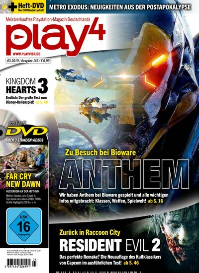Play4 Kombi-Abo aktuelles Titelbild Ausgabe 3/2019 Aktuelles Titelbild von Play4 Kombi-Abo. Entdecken Sie jetzt die Ausgabe 3/2019. Lesen Sie gerne Computer Magazines, Tablet and Smartphone Magazines? Dann empfehlen wir Ihnen Play4 Kombi-Abo als Kombi-Abo zum Lesen als gedruckte Ausgabe, als digitale Ausgabe im Web und als epaper per App.