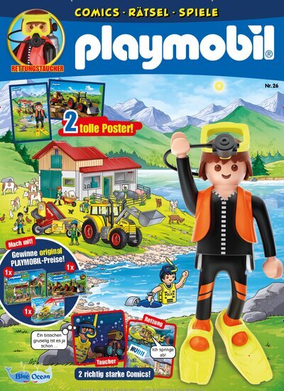 Titelbild der Ausgabe 26/2026 von Playmobil Magazin. Diese Zeitschrift und viele weitere Jugendzeitschriften und Kinderzeitschriften als Abo oder epaper bei United Kiosk online kaufen.