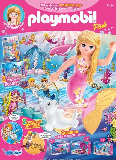 Titelbild der Ausgabe 26/2026 von Playmobil Pink. Diese Zeitschrift und viele weitere Jugendzeitschriften und Kinderzeitschriften als Abo oder epaper bei United Kiosk online kaufen.