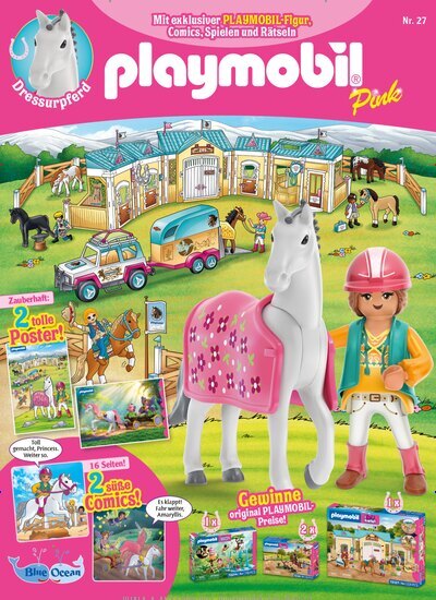 Titelbild der Ausgabe 27/2026 von Playmobil Pink. Diese Zeitschrift und viele weitere Jugendzeitschriften und Kinderzeitschriften als Abo oder epaper bei United Kiosk online kaufen.