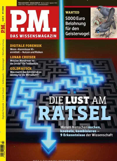 Titelbild der Ausgabe 7/2026 von PM. Diese Zeitschrift und viele weitere Reisemagazine, Freizeitmagazine und Wissensmagazine als Abo oder epaper bei United Kiosk online kaufen.