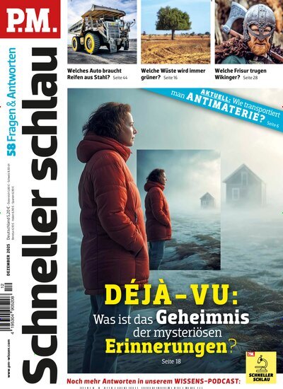 Titelbild der Ausgabe 12/2025 von PM Schneller schlau. Diese Zeitschrift und viele weitere Reisemagazine, Freizeitmagazine und Wissensmagazine als Abo oder epaper bei United Kiosk online kaufen.