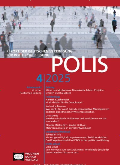 Titelbild der Ausgabe 4/2025 von Polis. Diese Zeitschrift und viele weitere Zeitschriften für Pädagogik als Abo oder epaper bei United Kiosk online kaufen.