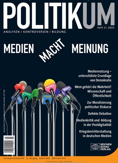 Titelbild der Ausgabe 3/2025 von Politikum. Diese Zeitschrift und viele weitere Wirtschaftsmagazine und Politikmagazine als Abo oder epaper bei United Kiosk online kaufen.