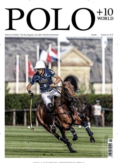 Titelbild der Ausgabe 2/2026 von POLO+10 WORLD. Diese Zeitschrift und viele weitere Sportmagazine als Abo oder epaper bei United Kiosk online kaufen.