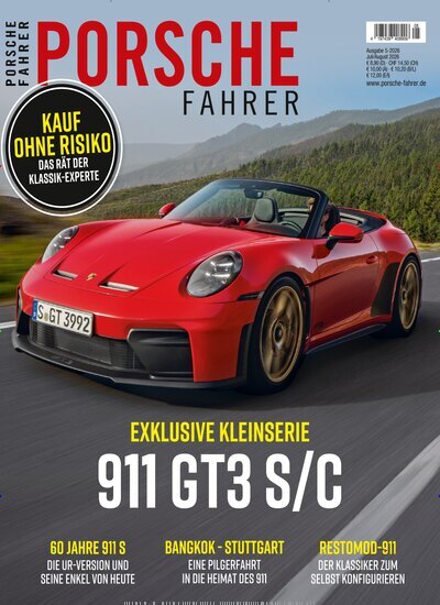 Titelbild der Ausgabe 5/2026 von Porsche Fahrer. Diese Zeitschrift und viele weitere Automagazine und Motorradzeitschriften als Abo oder epaper bei United Kiosk online kaufen.