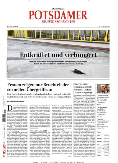 Titelbild der Ausgabe 35/2026 von Potsdamer Neueste Nachrichten. Diese Zeitschrift und viele weitere Zeitungsabos als Abo oder epaper bei United Kiosk online kaufen.