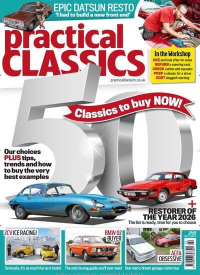 Titelbild der Ausgabe 15/2025 von practical classics. Diese Zeitschrift und viele weitere Automagazine und Motorradzeitschriften als Abo oder epaper bei United Kiosk online kaufen.
