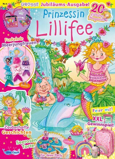 Titelbild der Ausgabe 6/2026 von Prinzessin Lillifee. Diese Zeitschrift und viele weitere Jugendzeitschriften und Kinderzeitschriften als Abo oder epaper bei United Kiosk online kaufen.