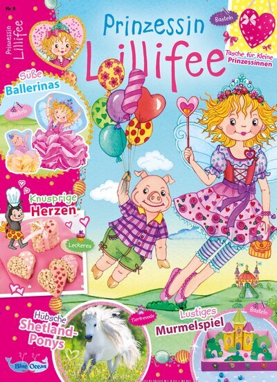 Titelbild der Ausgabe 8/2026 von Prinzessin Lillifee. Diese Zeitschrift und viele weitere Jugendzeitschriften und Kinderzeitschriften als Abo oder epaper bei United Kiosk online kaufen.