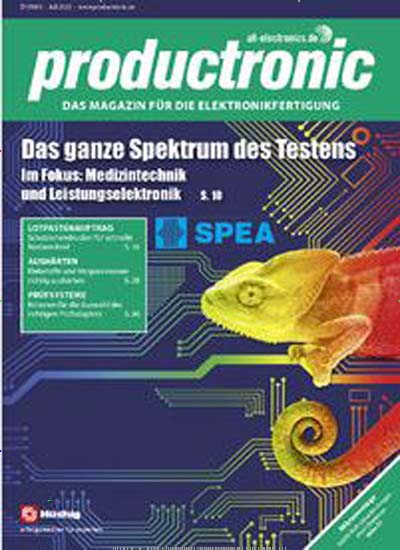 Titelbild der Ausgabe 1/2021 von productronic. Diese Zeitschrift und viele weitere Industriemagazine und Handwerkmagazine als Abo oder epaper bei United Kiosk online kaufen.