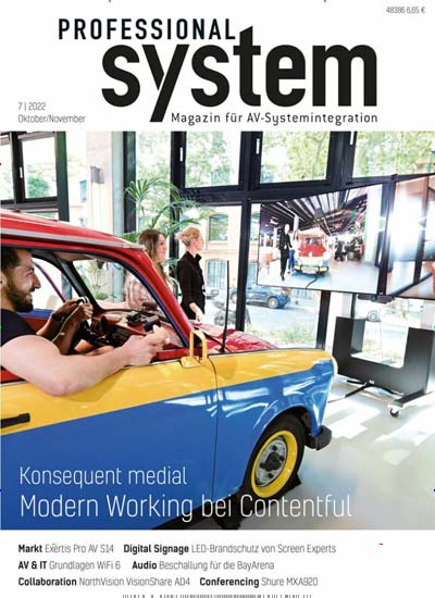 Titelbild der Ausgabe 7/2022 von Professional system. Diese Zeitschrift und viele weitere Architekturzeitschriften und Bauzeitschriften als Abo oder epaper bei United Kiosk online kaufen.
