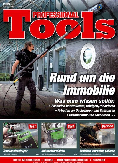 Titelbild der Ausgabe 1/2026 von Professional Tools. Diese Zeitschrift und viele weitere Gartenzeitschriften und Wohnzeitschriften als Abo oder epaper bei United Kiosk online kaufen.