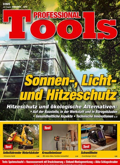 Titelbild der Ausgabe 2/2025 von Professional Tools. Diese Zeitschrift und viele weitere Gartenzeitschriften und Wohnzeitschriften als Abo oder epaper bei United Kiosk online kaufen.