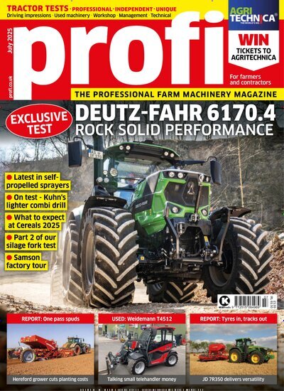 Titelbild der Ausgabe 7/2025 von profi magazine UK. Diese Zeitschrift und viele weitere Automagazine und Motorradzeitschriften als Abo oder epaper bei United Kiosk online kaufen.