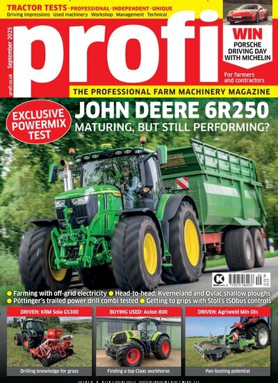 Titelbild der Ausgabe 9/2025 von profi magazine UK. Diese Zeitschrift und viele weitere Automagazine und Motorradzeitschriften als Abo oder epaper bei United Kiosk online kaufen.