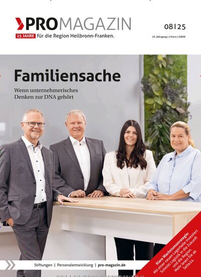 Titelbild der Ausgabe 8/2025 von PROMAGAZIN. Diese Zeitschrift und viele weitere Businessmagazine als Abo oder epaper bei United Kiosk online kaufen.