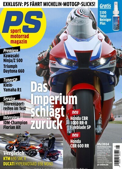 Titelbild der Ausgabe 5/2024 von PS. Diese Zeitschrift und viele weitere Automagazine und Motorradzeitschriften als Abo oder epaper bei United Kiosk online kaufen.