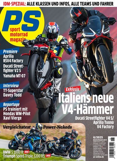 Titelbild der Ausgabe 6/2025 von PS. Diese Zeitschrift und viele weitere Automagazine und Motorradzeitschriften als Abo oder epaper bei United Kiosk online kaufen.