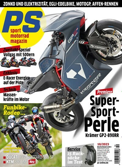 Titelbild der Ausgabe 10/2023 von PS. Diese Zeitschrift und viele weitere Automagazine und Motorradzeitschriften als Abo oder epaper bei United Kiosk online kaufen.